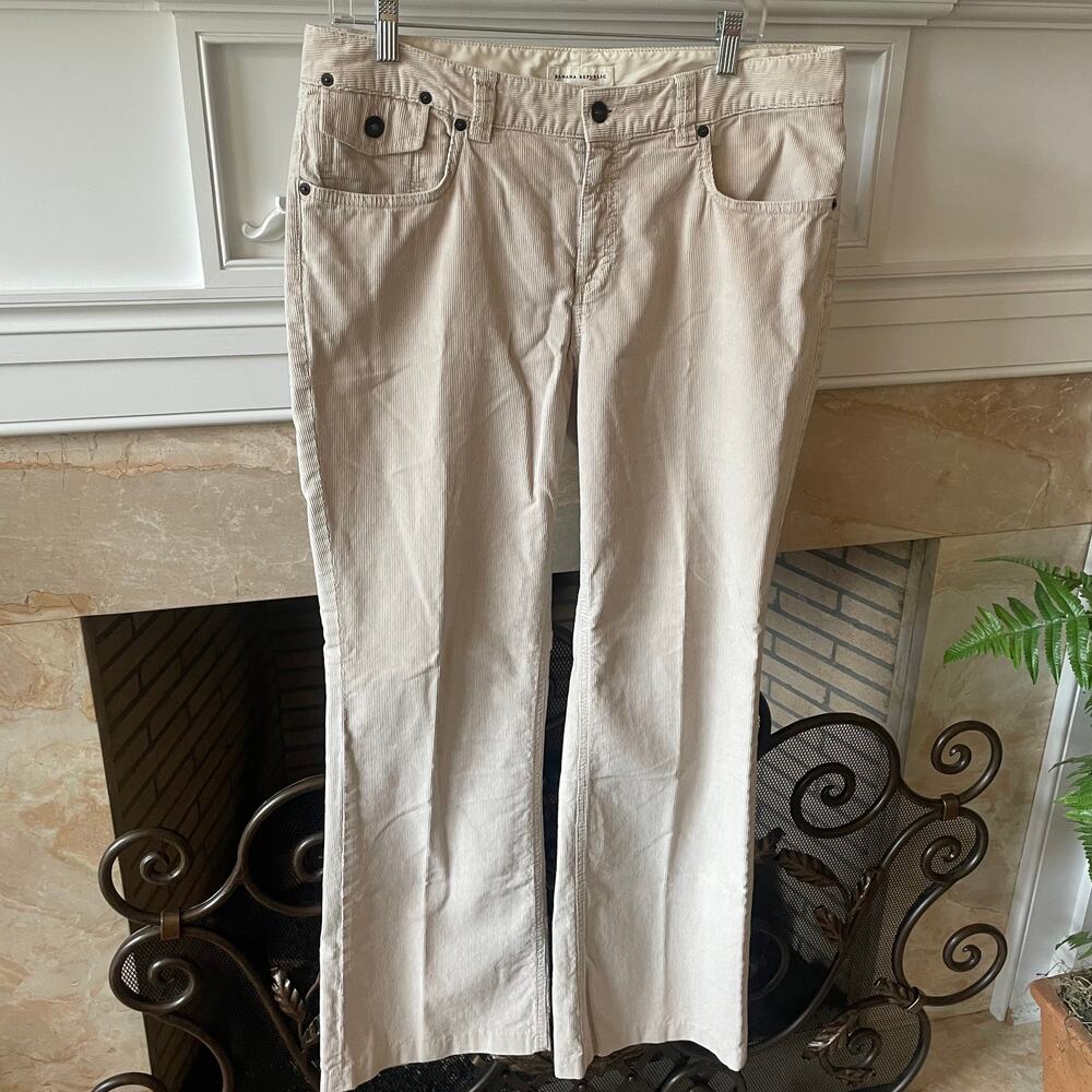 Banana Republic Bootcut Corduroy Wide Leg Pants Sz 12